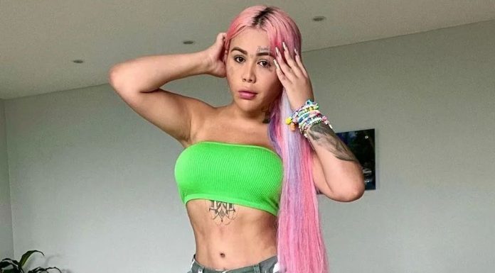 Foto: Yina Calderón y su parecido look de Grinch Yina Calderón