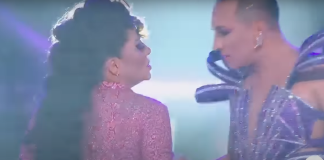 Marbelle y un integrante de ‘La Descarga’ se besaron en plena presentación Marbelle y Jose Miel / Foto: Caracol Televisión