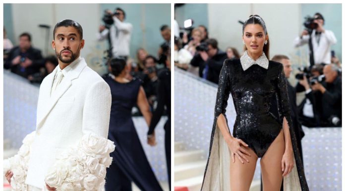Bad Bunny y Kendall Jenner juntos en el Met Gala 2023 Bad Bunny y Kendall Jenner juntos en el Met Gala 2023